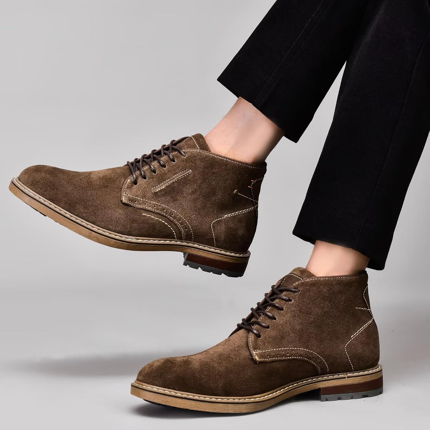 Men's Leather Chukka Boots - Image 4
