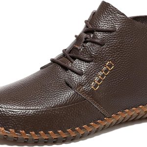 Men's Leather Lace Up Chukka Boots