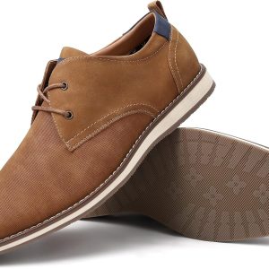Men's Leather Wingtip Brogue Shoes