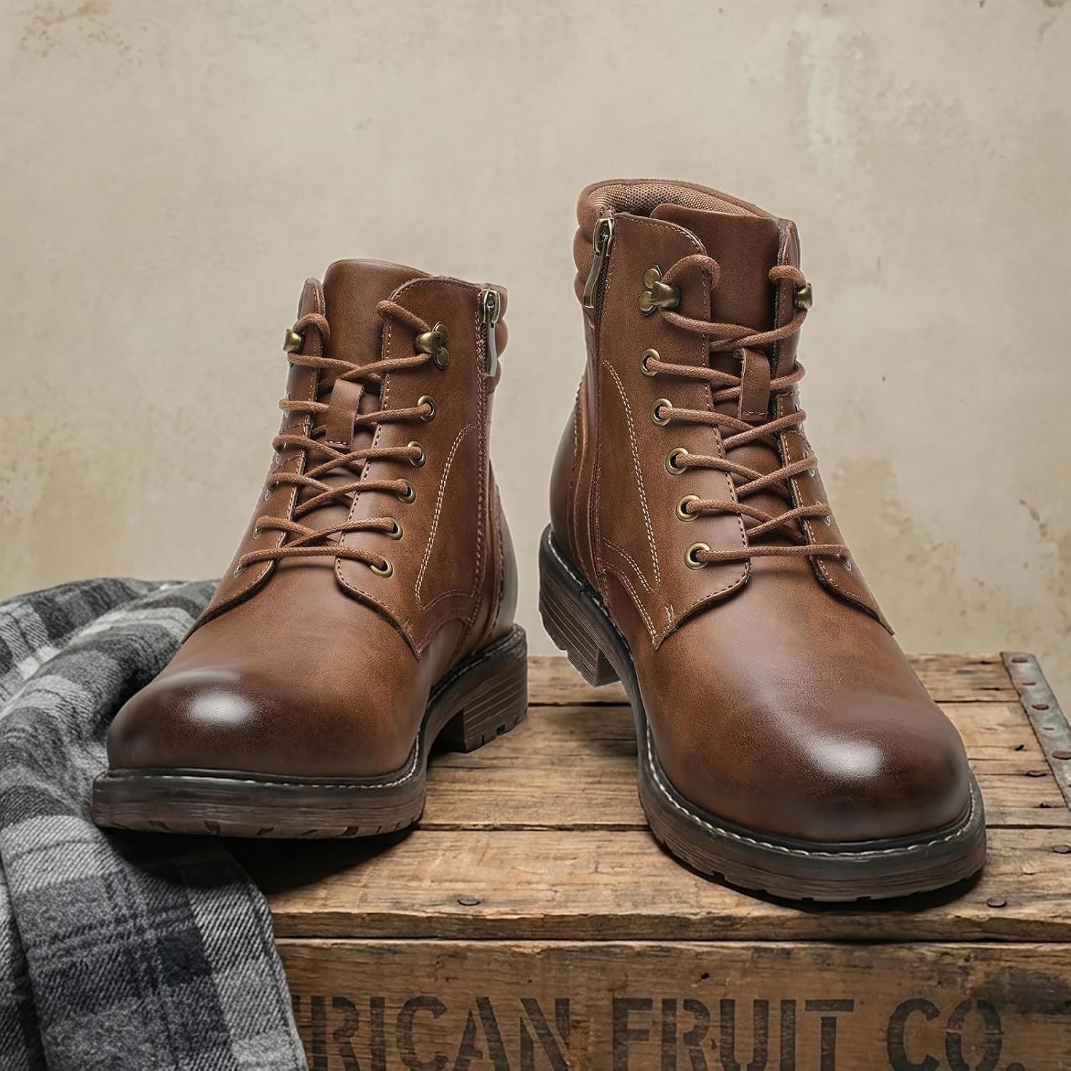 Men's Buckle Chukka Ankle Boots - Image 2